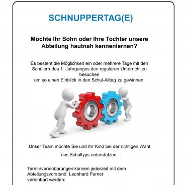 Schnuppertage