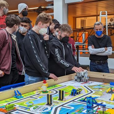 MöRobots beim Wettbewerb