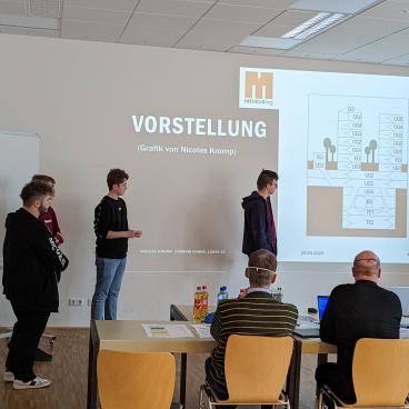 MöRobots beim Präsentieren