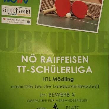 Tischtennis Schülerliga