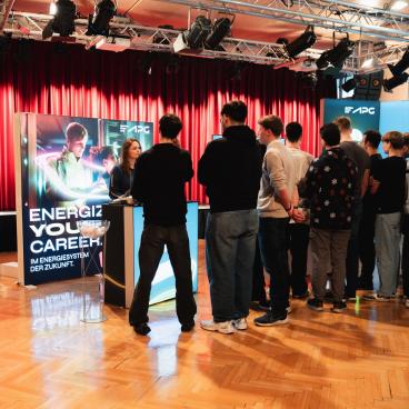 Schüler beim APG Infoevent