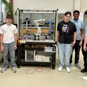 Schüler beim Innovation Lab