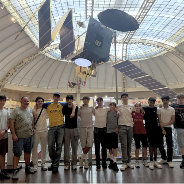 Gruppenfoto im Technischen Museum