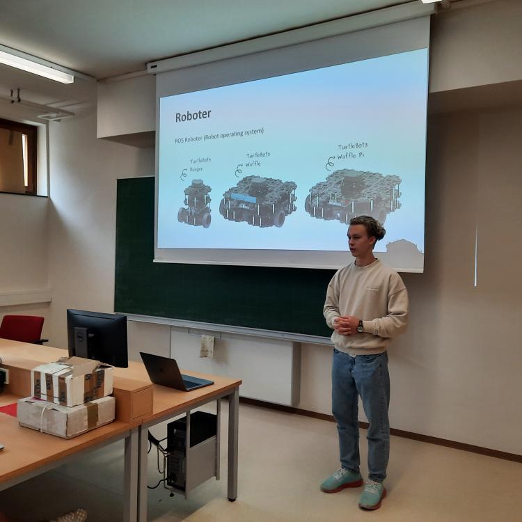 Präsentation des Roboters