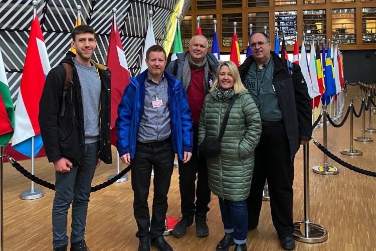 Gruppenfoto im Europäischen Rat