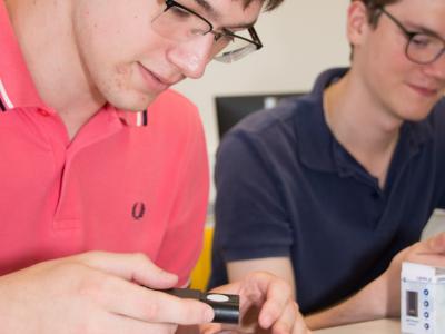 Schüler beim Arbeiten