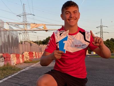 Alexander Scheiblecker, Sieger der Kart Meisterschaft