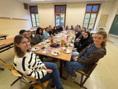 Die Mädchen der Abteilung Elektronik und Technische Informatik