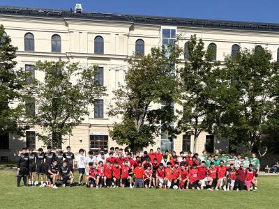 Gruppenbild der Fussballer
